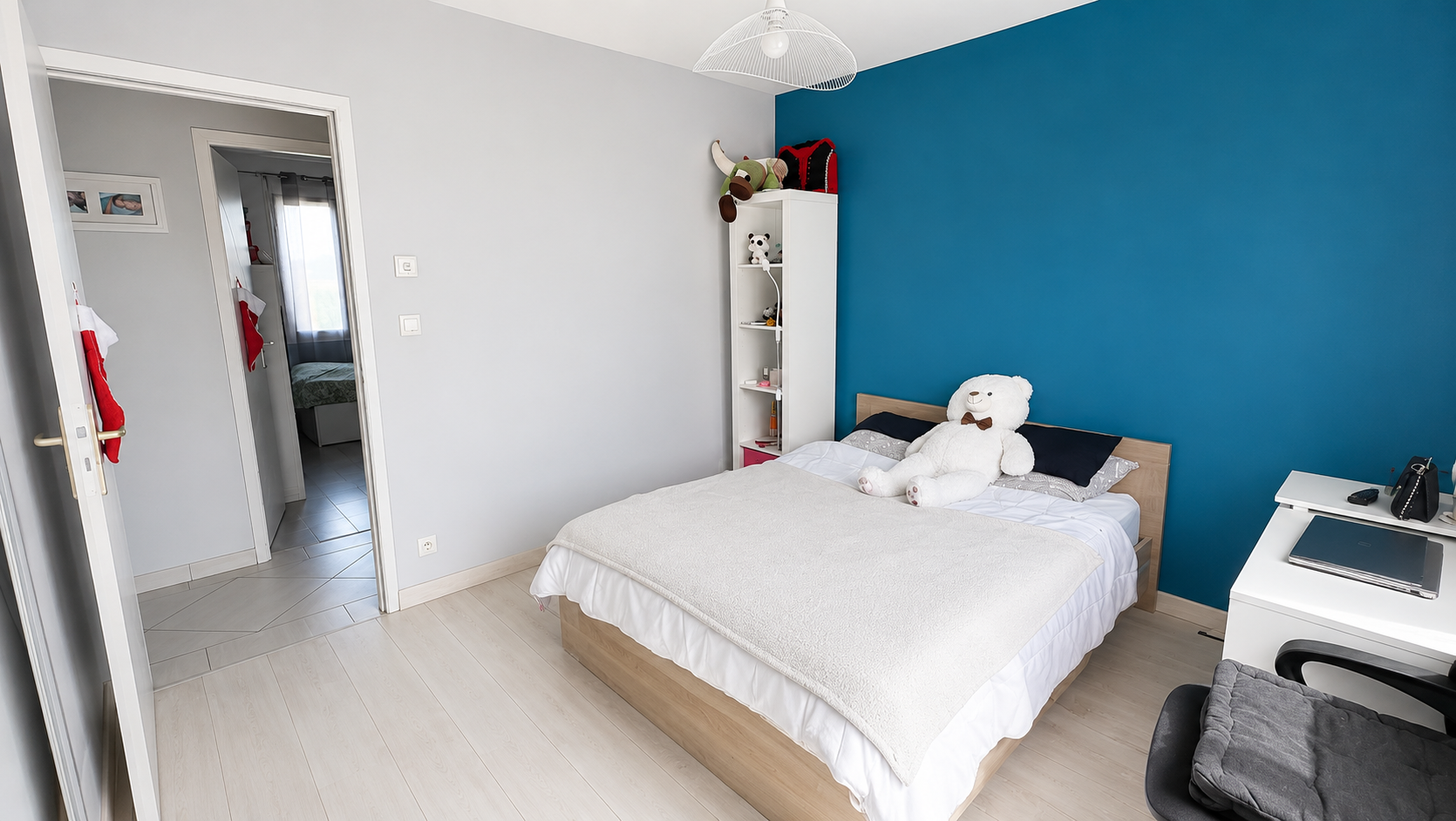 chambre bleue